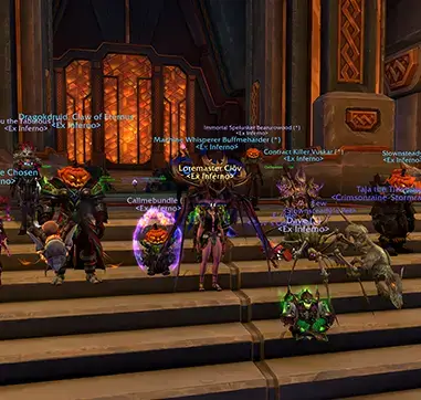 Team Purple raid group in World of Warcraft