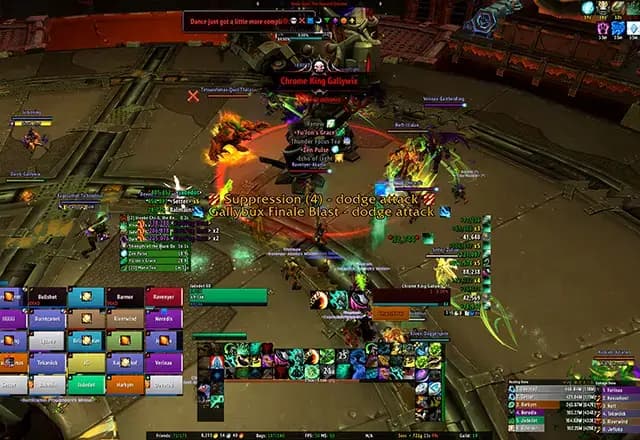 Team Purple versus Chrome King Gallywix